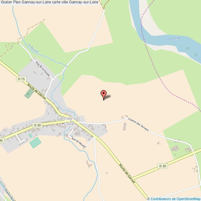 plan Gannay-sur-Loire