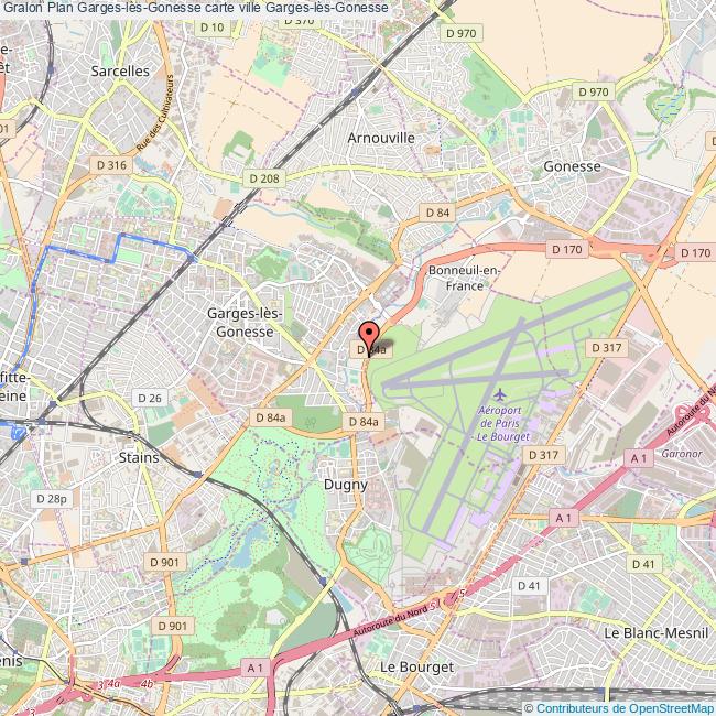 Plan GargeslèsGonesse carte ville GargeslèsGonesse Plan GargeslèsGonesse carte ville GargeslèsGonesse