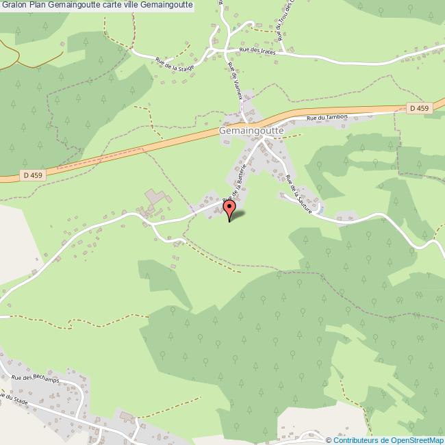 Plan Gemaingoutte carte ville Gemaingoutte