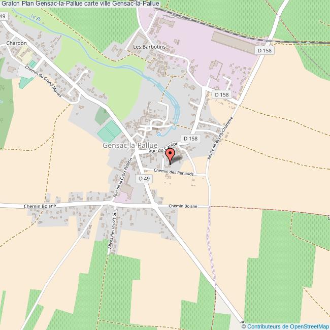 plan Gensac-la-Pallue