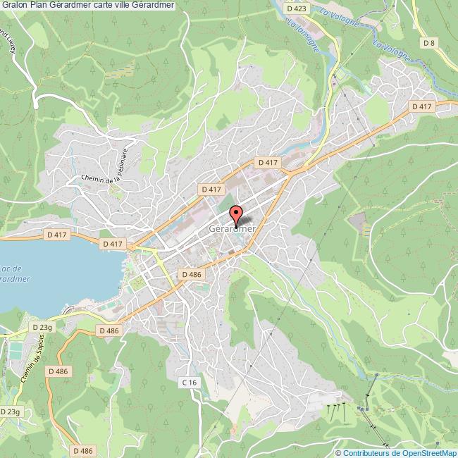 carte de gerardmer