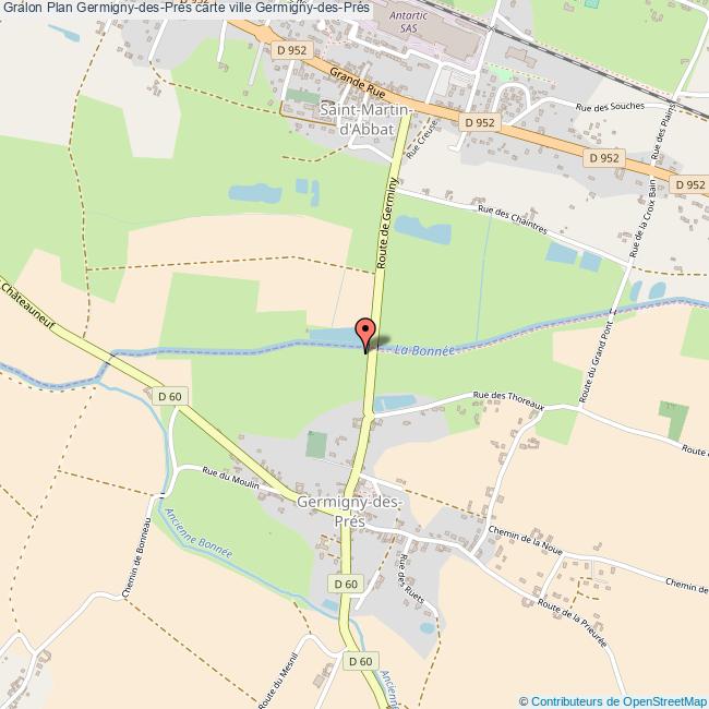 plan Germigny-des-Prés