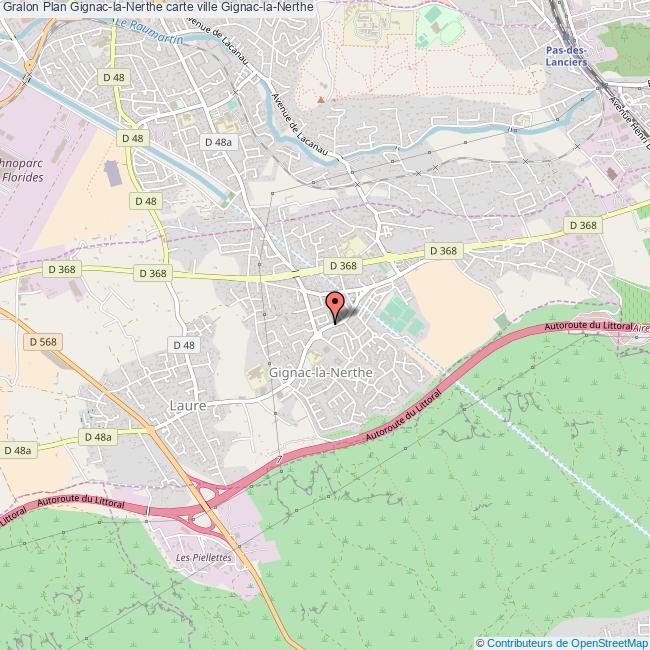 plan Gignac-la-Nerthe