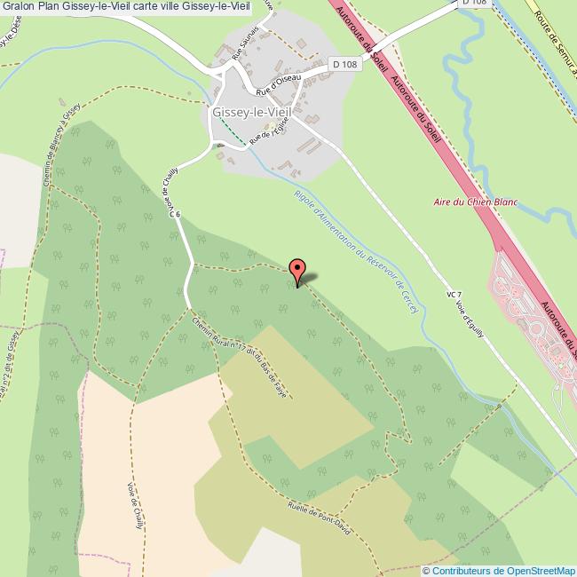 Plan GisseyleVieil carte ville GisseyleVieil