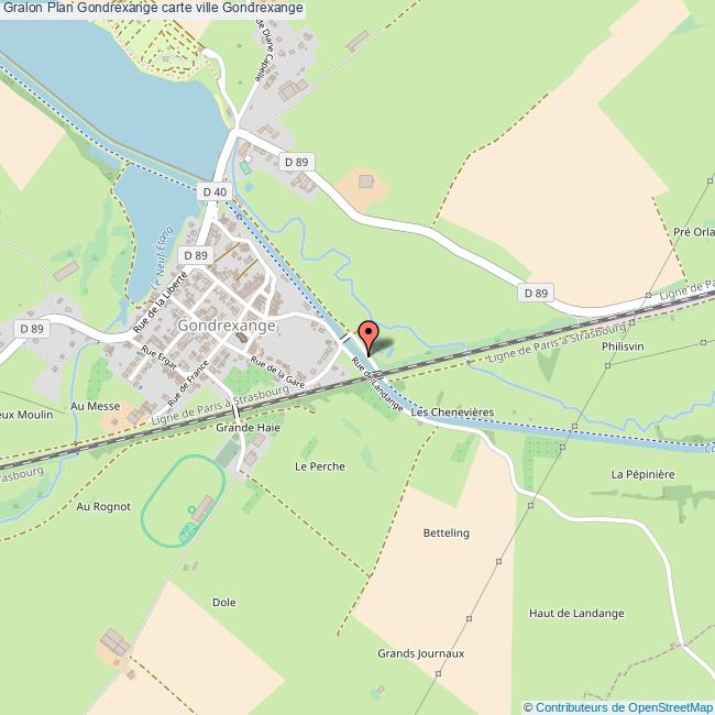 plan Gondrexange