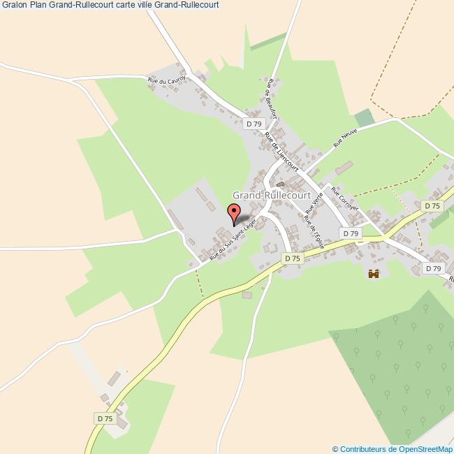 Plan GrandRullecourt carte ville GrandRullecourt