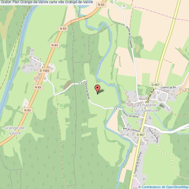 Plan Grange-de-Vaivre carte ville Grange-de-Vaivre