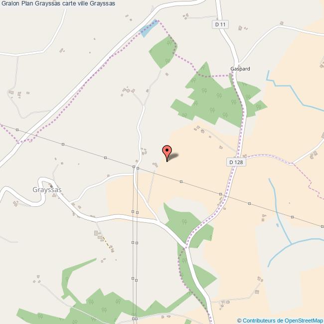 Plan Grayssas carte ville Grayssas