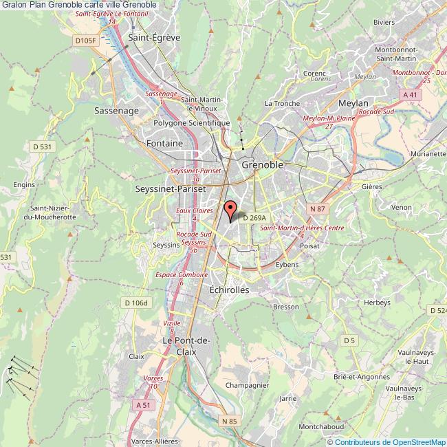 plan ville Grenoble