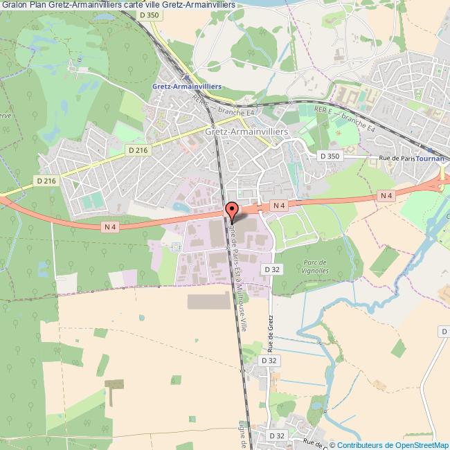 plan Gretz-Armainvilliers