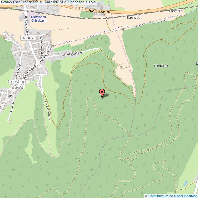 Plan GriesbachauVal carte ville GriesbachauVal