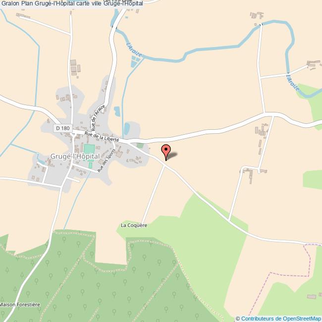 plan Grugé-l'Hôpital