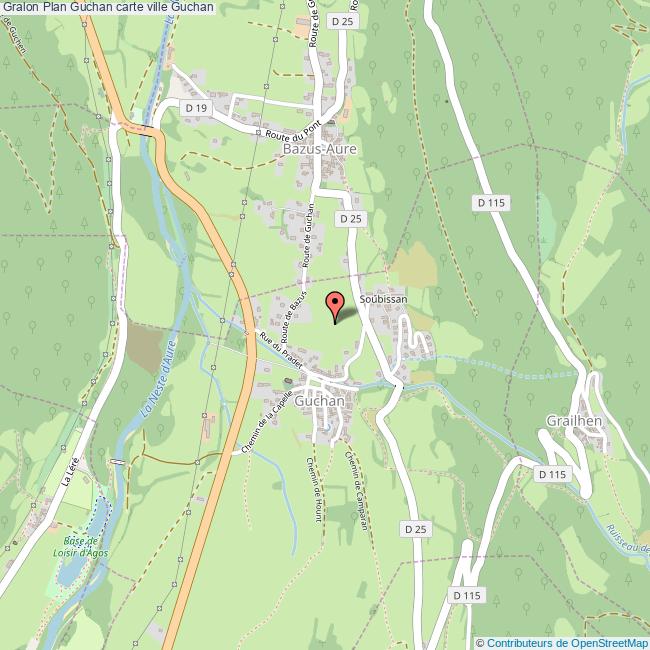 Plan Guchan carte ville Guchan