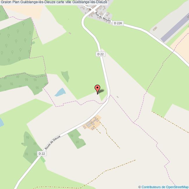 plan Guéblange-lès-Dieuze