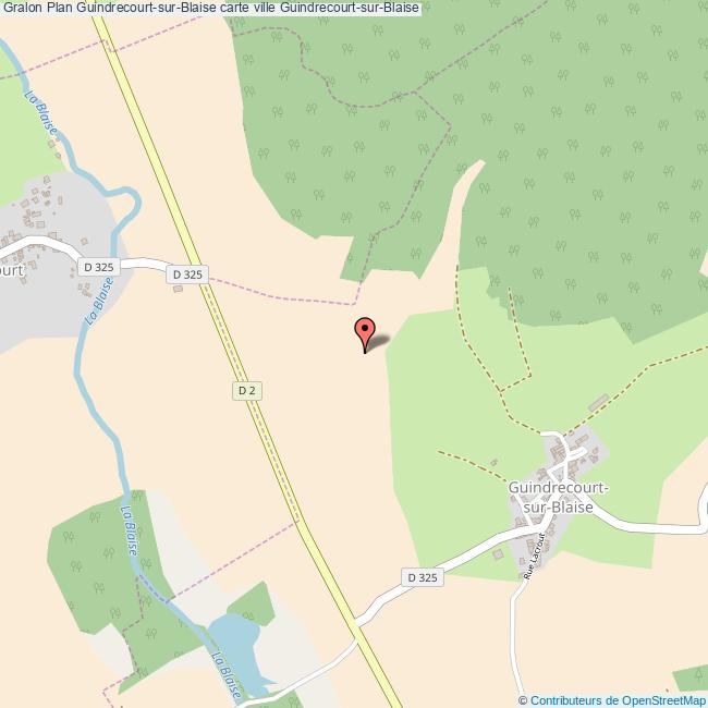 plan Guindrecourt-sur-Blaise