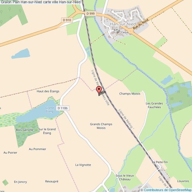 Plan HansurNied carte ville HansurNied