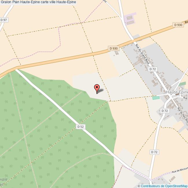 Plan HauteEpine carte ville HauteEpine