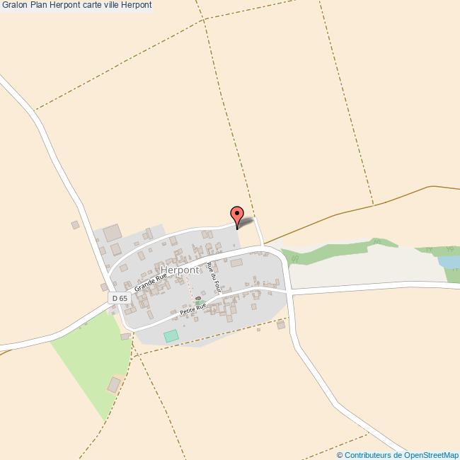 Plan Herpont carte ville Herpont