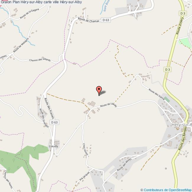 Plan HérysurAlby carte ville HérysurAlby