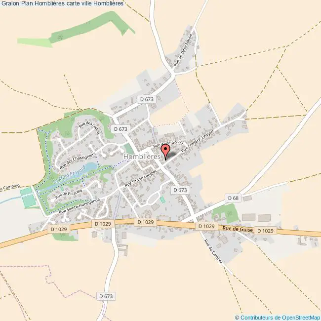 plan ville Homblières
