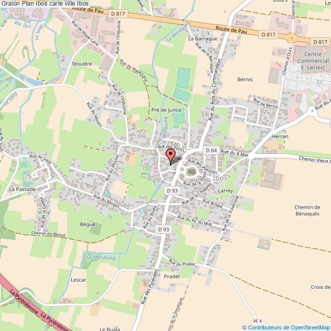 Plan De La Ville De Lannemezan Plan De La Ville De Lannemezan