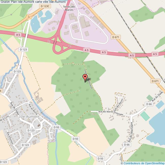 Plan IsleAumont carte ville IsleAumont