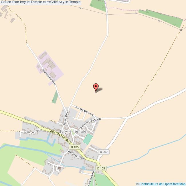 Plan IvryleTemple carte ville IvryleTemple