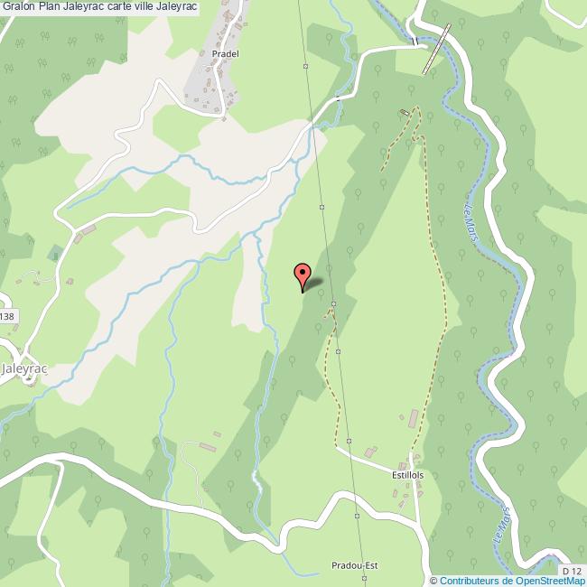 Plan Jaleyrac carte ville Jaleyrac