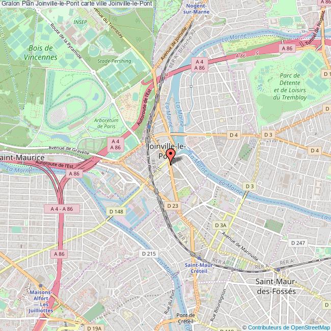 Plan JoinvillelePont carte ville JoinvillelePont