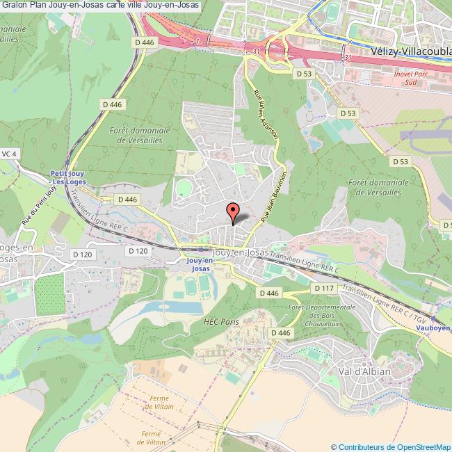 plan Jouy-en-Josas