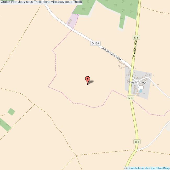 Plan JouysousThelle carte ville JouysousThelle
