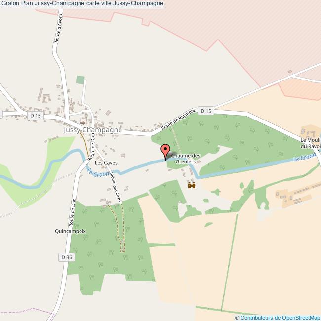 plan Jussy-Champagne