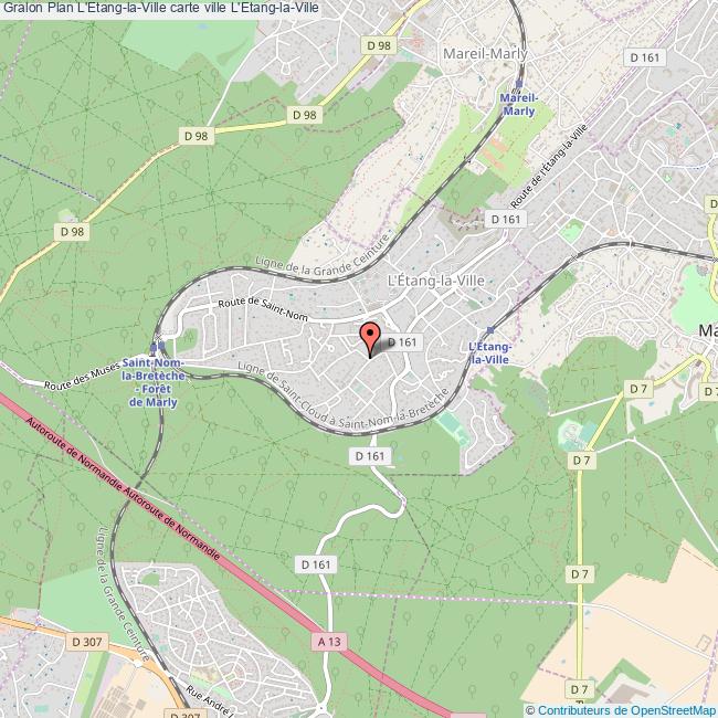 Plan L'EtanglaVille carte ville L'EtanglaVille