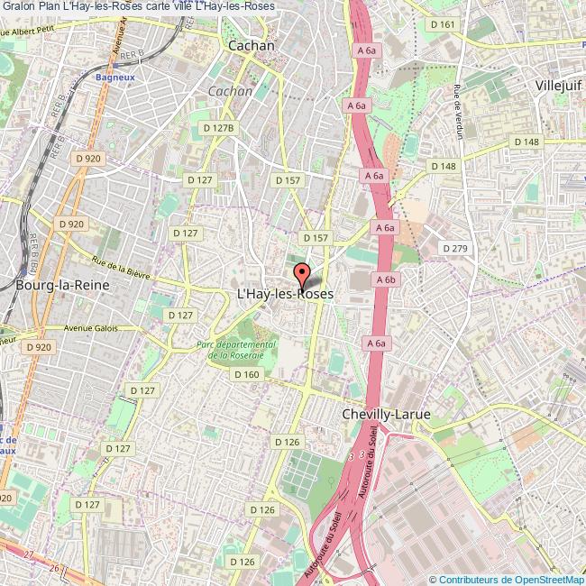 Plan Ville L Hay Les Roses Plan Ville L Hay Les Roses