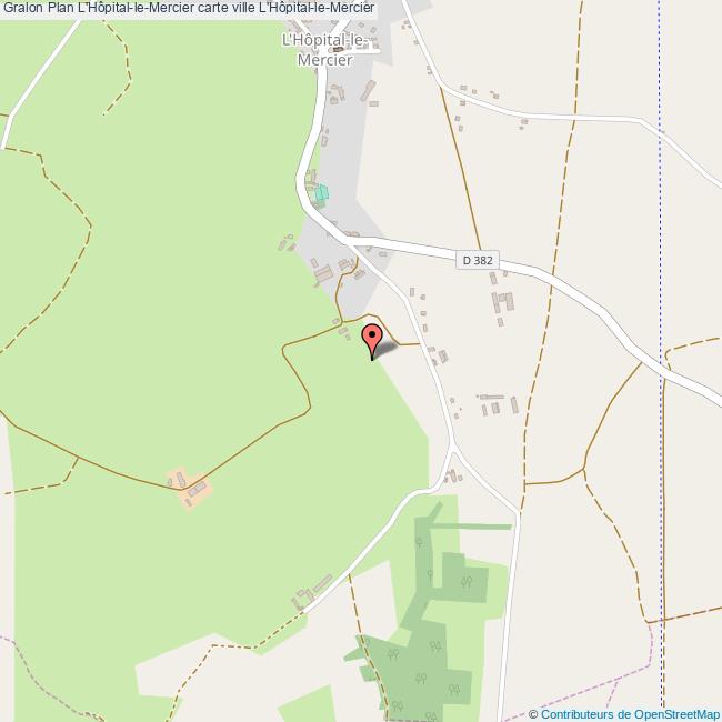 plan L'Hôpital-le-Mercier