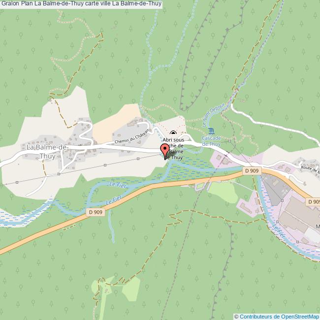 plan La Balme-de-Thuy
