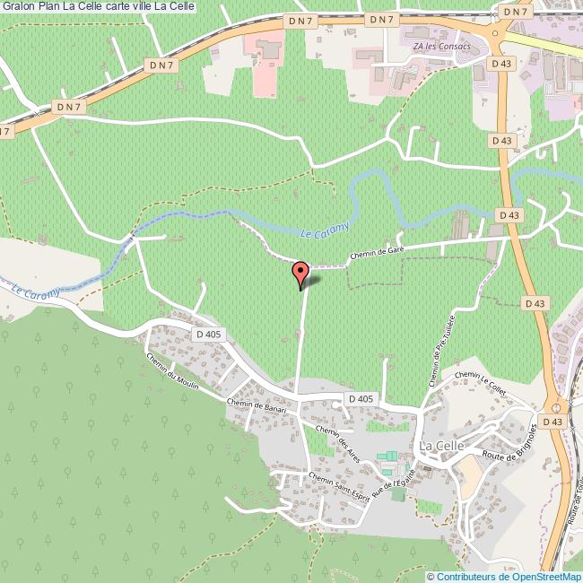 plan La Celle