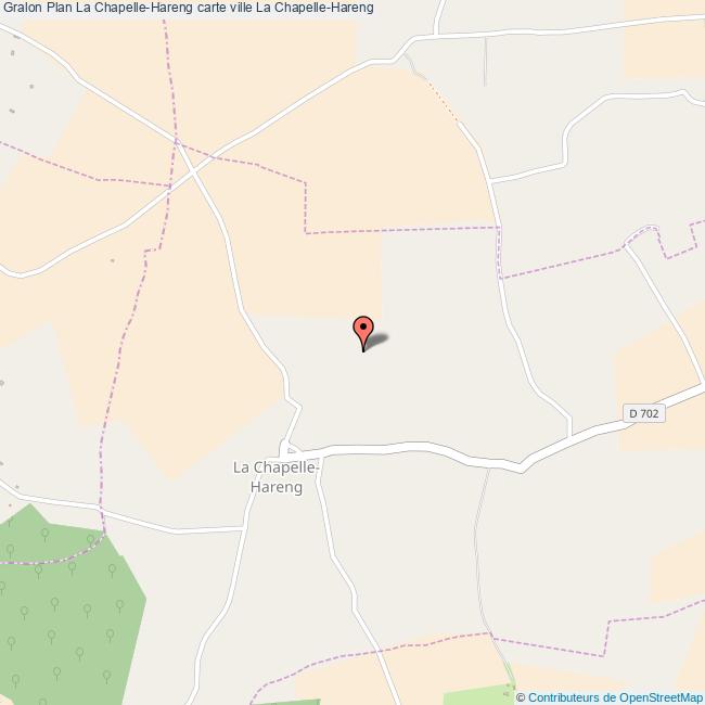 Plan La ChapelleHareng carte ville La ChapelleHareng