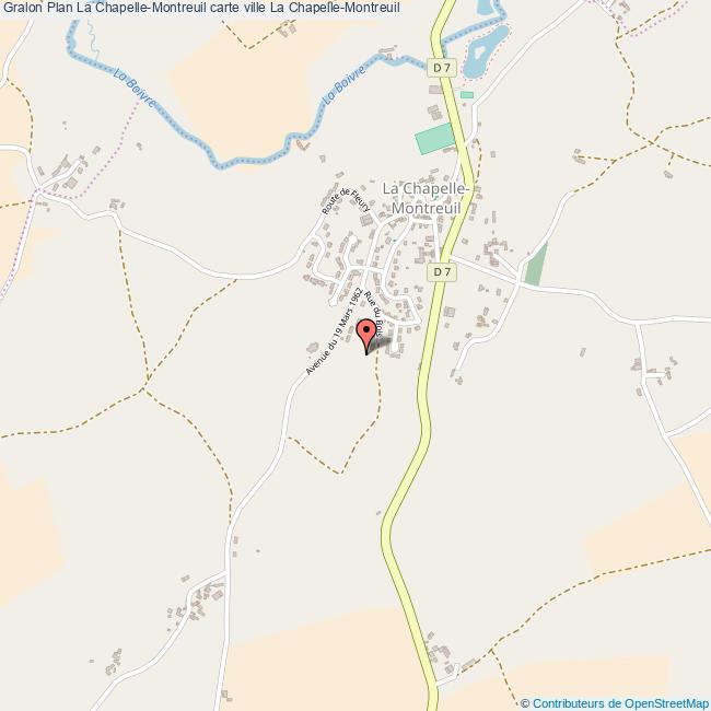 plan La Chapelle-Montreuil