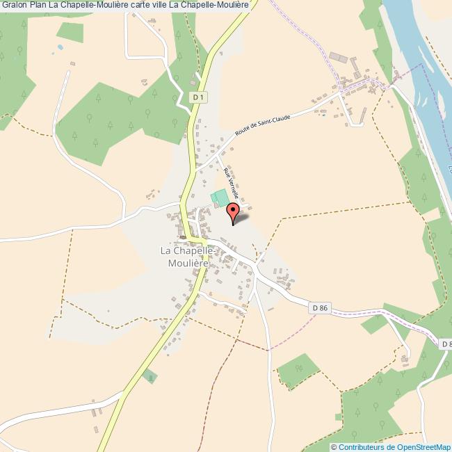 plan La Chapelle-Moulière