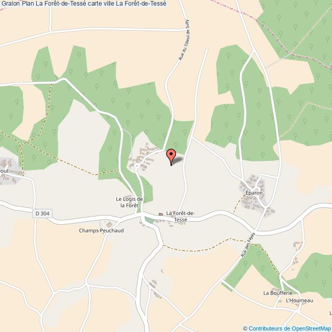 plan La Forêt-de-Tessé