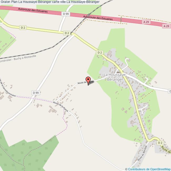 Plan La HoussayeBéranger carte ville La HoussayeBéranger