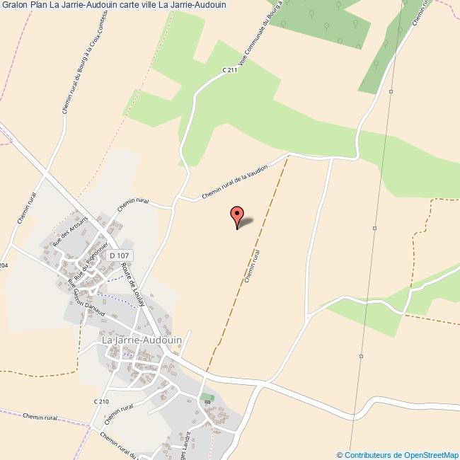 Plan La JarrieAudouin carte ville La JarrieAudouin
