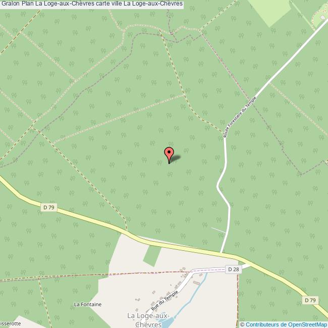Plan La LogeauxChèvres carte ville La LogeauxChèvres