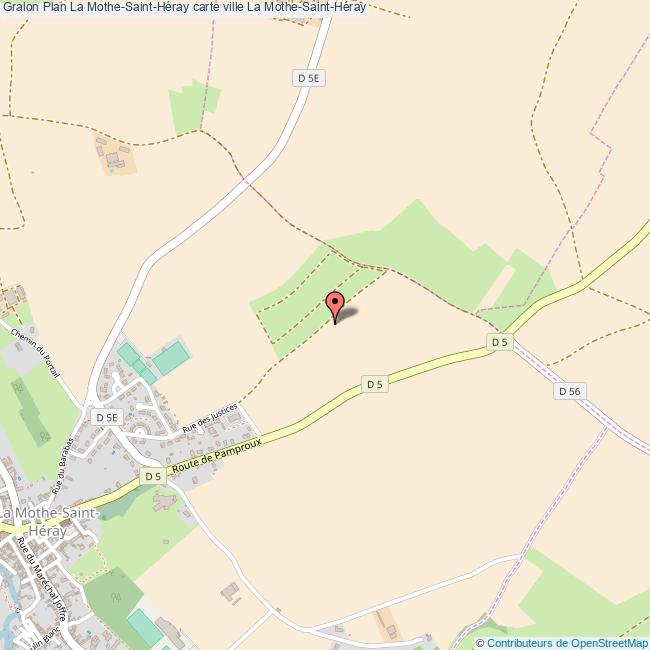 plan La Mothe-Saint-Héray