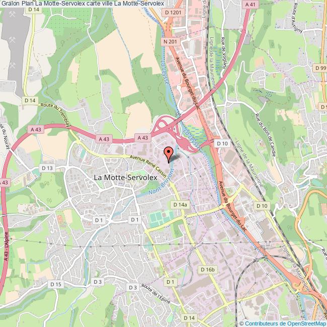 Plan La MotteServolex carte ville La MotteServolex Plan La MotteServolex carte ville La MotteServolex