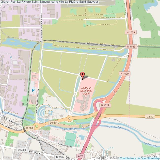 Plan La RivièreSaintSauveur carte ville La RivièreSaintSauveur