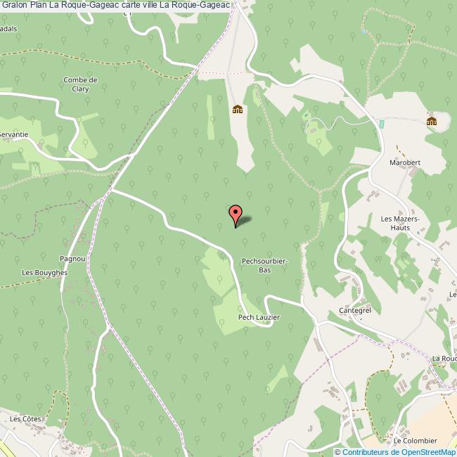 plan La Roque-Gageac