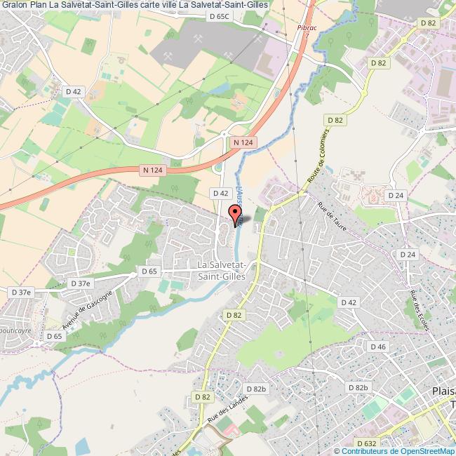 Plan La SalvetatSaintGilles carte ville La SalvetatSaintGilles Plan La SalvetatSaintGilles carte ville La SalvetatSaintGilles