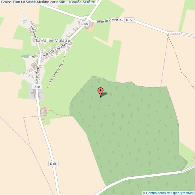 Plan La ValléeMulâtre carte ville La ValléeMulâtre